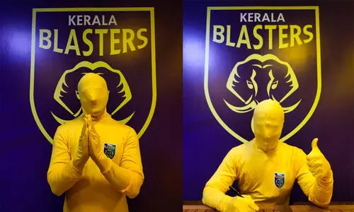 ആരാണാ മഞ്ഞ മനുഷ്യൻ?വീണ്ടും ട്വിസ്​റ്റ്​ ഒളിപ്പിച്ച്​ ബ്ലാസ്​റ്റേഴ്​സി​െൻറ പുതിയ ട്വീറ്റ്​​