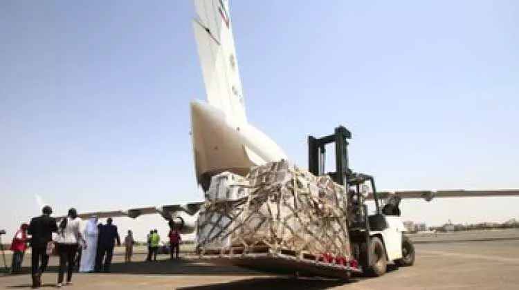 സുഡാനിലേക്ക്​ കുവൈത്ത്​ അഞ്ചാമത്​ സഹായ വിമാനമയച്ചു