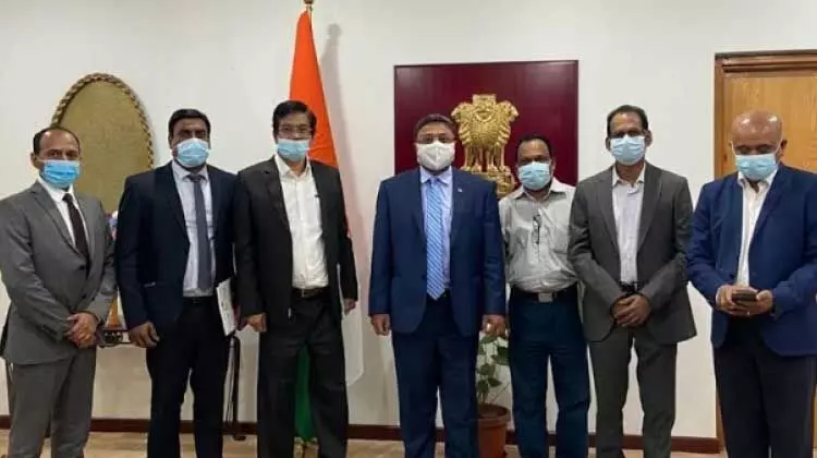 സാരഥി കുവൈത്ത്​ പ്രതിനിധികൾ എംബസി സന്ദർശിച്ചു