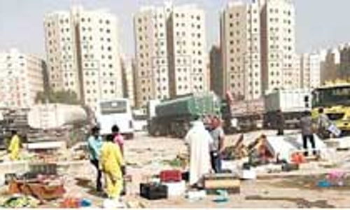 തെരുവുകച്ചവടം: മഹബൂലയിൽ നിരവധി പേർ അറസ്​റ്റിൽ