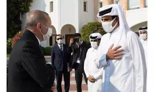 തുർക്കി പ്രസിഡൻറ്​–അമീർ കൂടിക്കാഴ്​ച