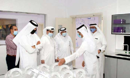 പ്രാദേശിക മെഡിക്കൽ ഫേസ്​ ഷീൽഡുമായി ഖത്തർ സയൻറിഫിക്​ ക്ലബ്​