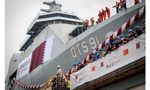 ഖത്തരി നാവികസേനക്ക്​ പുതിയ പരിശീലനക്കപ്പൽ