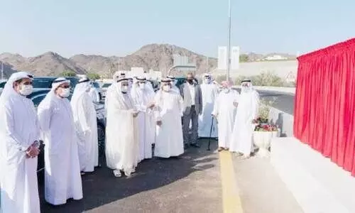 നൂറു കോടി ചെലവിൽ നിർമിച്ച കൽബ റോഡ് തുറന്നു