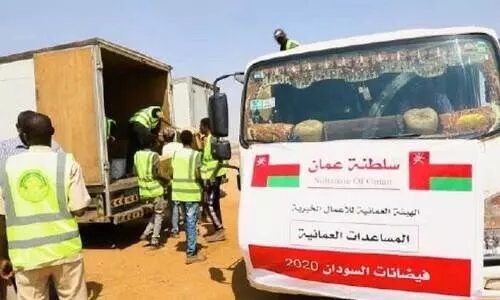 സുഡാനിലേക്ക്​ കൂടുതൽ ദുരിതാശ്വാസ വസ്​തുക്കൾ അയച്ചു