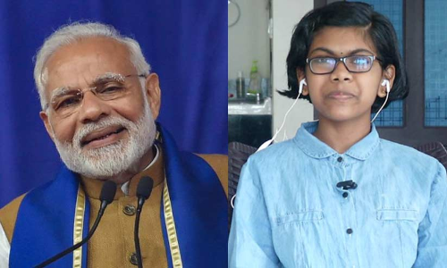 ദേവിക അഭിമാനമെന്ന് മോദി; ശ്രുതിമധുര ആലാപനത്തിന് മലയാളത്തിൽ അഭിനന്ദനം