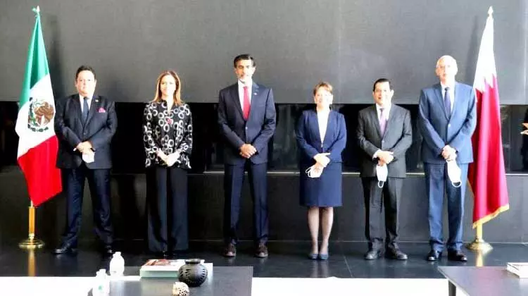 മെക്സിക്കോയിലേക്ക് സഹായവുമായി ഖത്തർ എംബസി