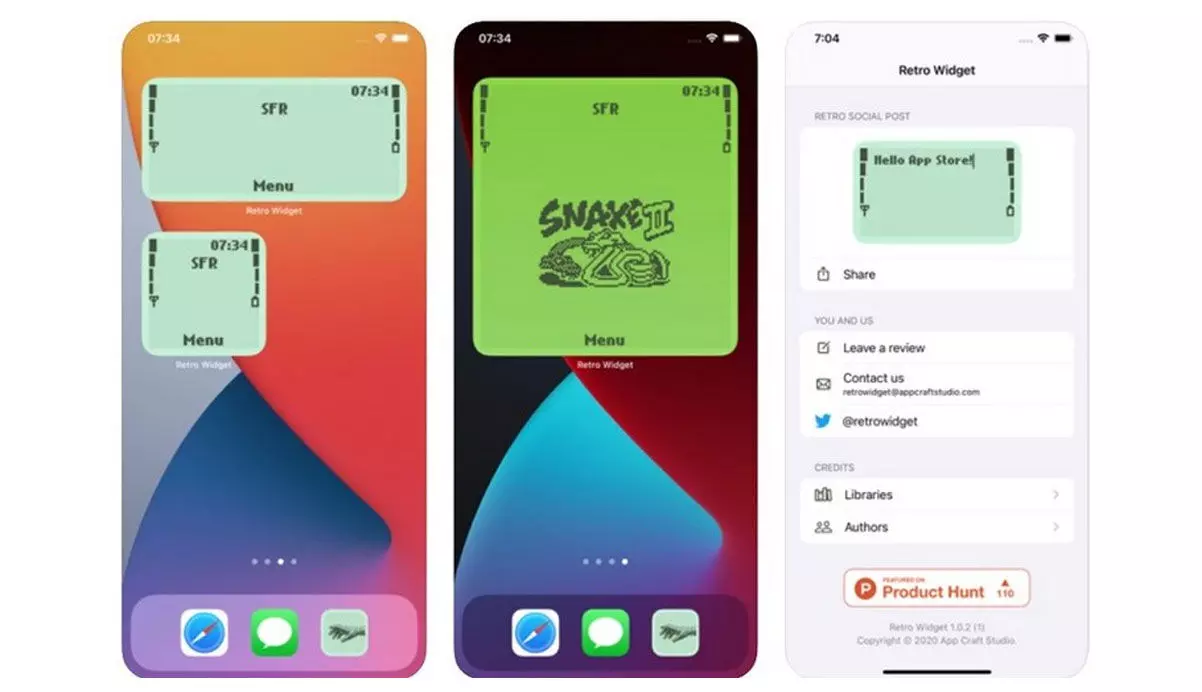 ഐഫോൺ ഹോം സ്​ക്രീനിൽ ഇതാ നോക്കിയ 3310; പുതിയ വിഡ്​ജെറ്റ്​ ആപ്പ്​ തരംഗമാവുന്നു