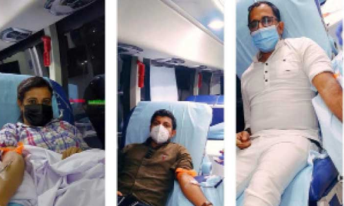 കെ.എം.സി.സി രക്തദാന ക്യാമ്പ് സംഘടിപ്പിച്ചു കെ.എം.സി.സി രക്തദാന ക്യാമ്പ് സംഘടിപ്പിച്ചു