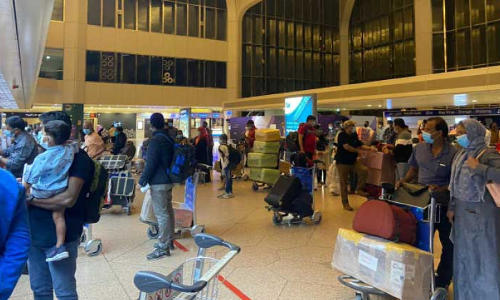 നോ​ർ​ക്ക ലോ​ക കേ​ര​ള​സ​ഭ​യു​ടെ ചാ​ർ​േ​ട്ട​ഡ്​ വി​മാ​നം പു​റ​പ്പെ​ട്ടു