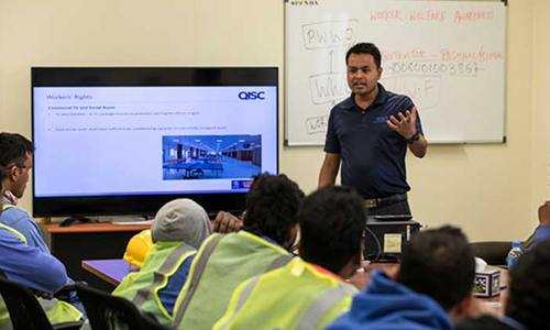 വിട്ടുവീഴ്​ചയില്ല, ലോകകപ്പ്​ തൊഴിലാളികളുടെ മാനസികാരോഗ്യ കാര്യത്തിൽ