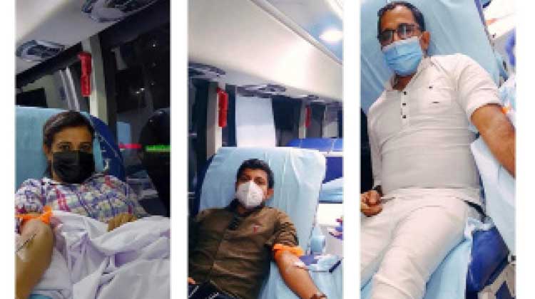 കെ.എം.സി.സി രക്തദാന ക്യാമ്പ് സംഘടിപ്പിച്ചു കെ.എം.സി.സി രക്തദാന ക്യാമ്പ് സംഘടിപ്പിച്ചു