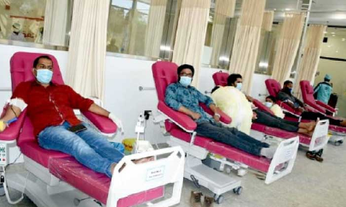 അമീറിന് ആദരം; ഫോക്​ രക്തദാന ക്യാമ്പ്​ സംഘടിപ്പിച്ചു