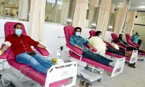 അമീറിന് ആദരം; ഫോക്​ രക്തദാന ക്യാമ്പ്​ സംഘടിപ്പിച്ചു