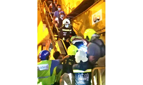 65 മീറ്റർ ഉയരത്തിൽവെച്ച്​ ഹൃദയാഘാതം; ക്രെയിൻ ഓപറേറ്ററെ രക്ഷിച്ച്​ പൊലീസ്​