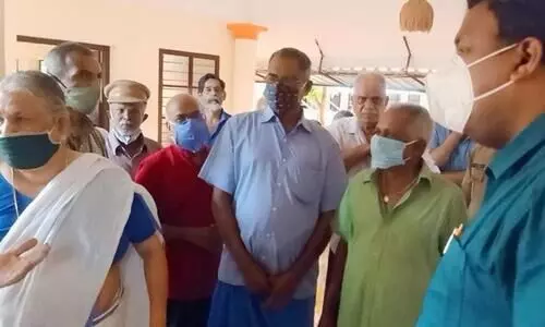 രാമവർമ്മപുരം വൃദ്ധസദനത്തിൽ കലക്​ടറുടെ മിന്നൽ പരിശോധന