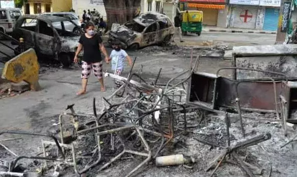 ബംഗളൂരു സംഘർഷം: മുൻ മേയർ സമ്പത്ത് രാജ് പ്രതിപ്പട്ടികയിൽ