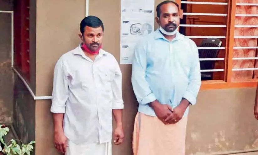 കരുവാറ്റ ബാങ്ക് കവർച്ച: രണ്ടുപേർ പിടിയിൽ കരുവാറ്റ ബാങ്ക് കവർച്ച: രണ്ടുപേർ പിടിയിൽ