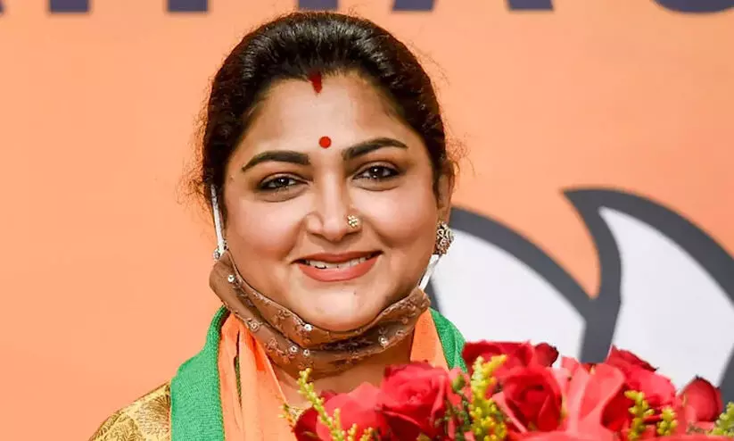 കോൺഗ്രസ്​ മാനസിക വളർച്ച മുരടിച്ച പാർട്ടി​ -ഖുശ്​ബു