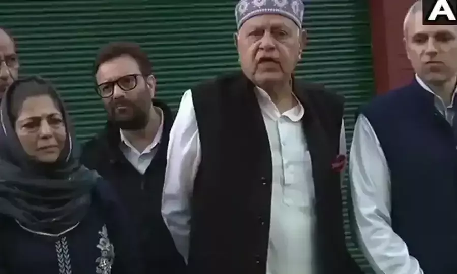 മെഹ്​ബൂബ മുഫ്​തിയുമായുള്ള സഖ്യം പ്രഖ്യാപിച്ച്​ ഫാറൂഖ്​ അബ്​ദുല്ല