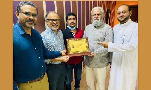 മുഹമ്മദ് അസീസ് കിദ്വായിക്ക് െഎവ യാത്രയയപ്പ് നൽകി