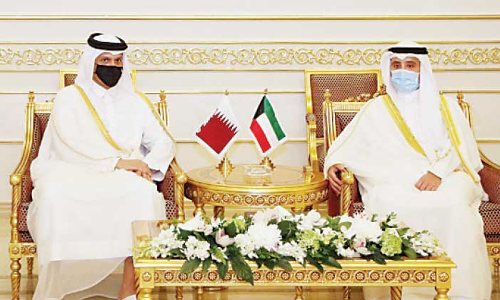 കുവൈത്ത്​, ഖത്തർ വിദേശകാര്യ മന്ത്രിമാർ കൂടിക്കാഴ്​ച നടത്തി