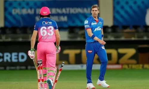 ഐ.പി.എൽ ചരിത്രത്തിലെ വേഗമേറിയ പന്ത്​; ബട്​ലർക്ക്​ നേരെ തീ തുപ്പി നോർകിയ