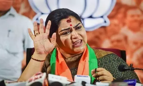 കോൺ​ഗ്രസിനെതിരായ പരാമർശം വിനയായി; മാപ്പുപറഞ്ഞ്​ ഖുശ്​ബു