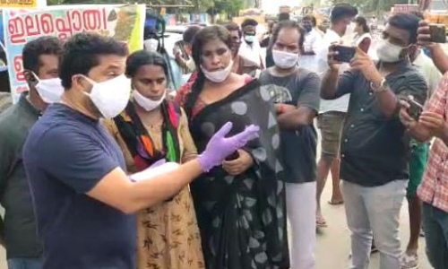 നിങ്ങള്​, നിങ്ങളെ മാത്രം ഇഷ്​ടപെടല്ലപ്പാ.. പാട്ടും പാടി സജ്​നക്കൊപ്പം ബിരിയാണി വിറ്റ്​ സന്തോഷ്​ കീഴാറ്റൂർ