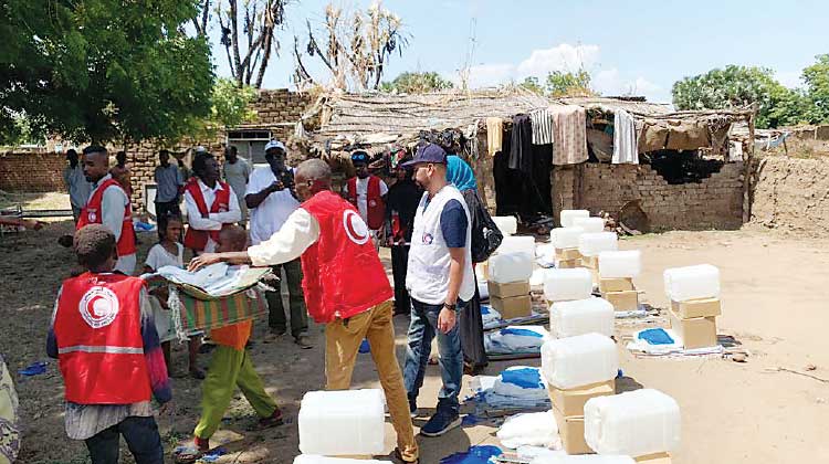 സുഡാനിലേക്ക് സഹായവസ്തുക്കളുമായി ഏഴാമത് വിമാനം അയച്ചു സുഡാനിലേക്ക് സഹായവസ്തുക്കളുമായി ഏഴാമത് വിമാനം അയച്ചു