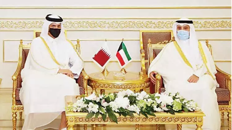 കുവൈത്ത്​, ഖത്തർ വിദേശകാര്യ മന്ത്രിമാർ കൂടിക്കാഴ്​ച നടത്തി