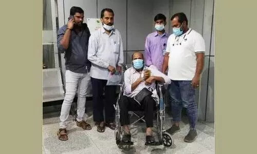 കാലുകളുടെ ചലനമറ്റ യു.പി സ്വദേശി നാടണഞ്ഞു