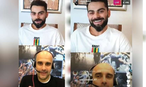 ഇന്ത്യയിൽ വരണം; താങ്കളിൽനിന്ന്​   ക്രിക്കറ്റ്​ പഠിക്കണം  ​കോഹ്​ലിയോട്​ ഗ്വാർഡിയോള