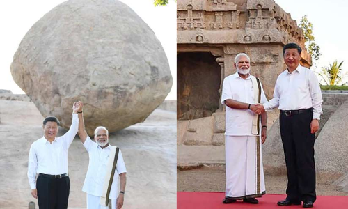 ഒന്നാം വാർഷികമായിരുന്നു; മോദി-ഷി ജിൻപിങ് മഹാബലിപുരം ഉച്ചകോടി ഓർമിപ്പിച്ച് സമൂഹമാധ്യമങ്ങൾ