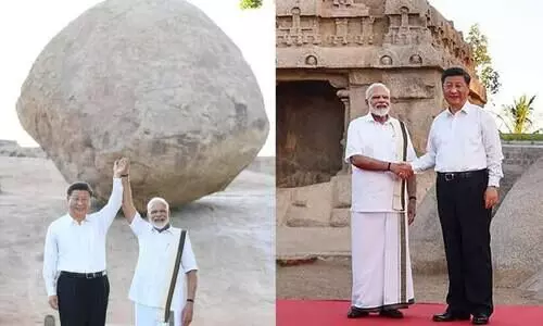 ഒന്നാം വാർഷികമായിരുന്നു; മോദി-ഷി ജിൻപിങ് മഹാബലിപുരം ഉച്ചകോടി ഓർമിപ്പിച്ച് സമൂഹമാധ്യമങ്ങൾ