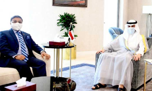 അംബാസഡർ കുവൈത്ത്​ സ്​പീക്കറുമായി ചർച്ച നടത്തി