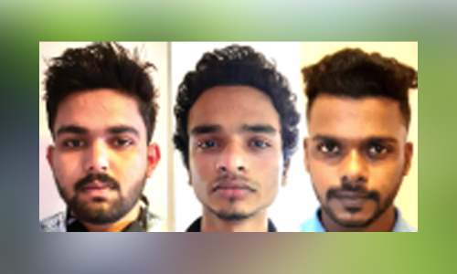 ഓ​യോ ഹോ​ട്ട​ലി​െൻറ മ​റ​വി​ൽ വി​ദ്യാ​ർ​ഥി​ക​ൾ​ക്ക്​ മ​യ​ക്കു​മ​രു​ന്ന് വി​ൽ​പ​ന: മൂന്ന്​ കോ​ള​ജ് വി​ദ്യാ​ർ​ഥി​ക​ൾ കൂടി അറസ്​റ്റിൽ