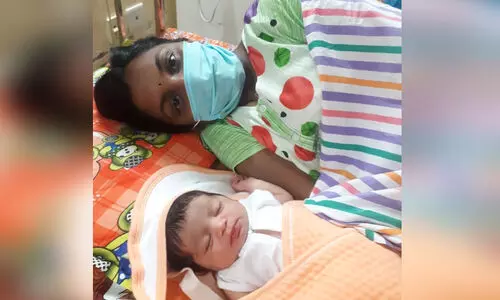കോവിഡിലും തളരാതെ കൊറോണ പ്രസവിച്ചു; പെൺകുഞ്ഞ്​
