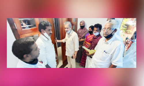 സ്വപ്​നം പൂവണിഞ്ഞു; മി​നി​യും രാ​ജ​നും ഇ​നി സ്വ​ന്തം വീ​ട്ടി​ൽ