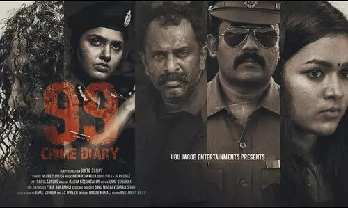 ഗായത്രി സുരേഷും ശ്രീജിത്ത് രവിയും ഒന്നിക്കുന്ന 99 ക്രൈം ഡയറി ടീസർ