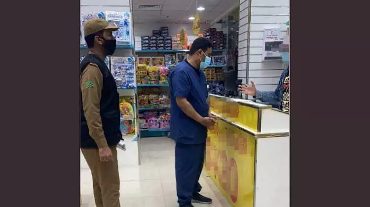 കോവിഡ് പ്രോട്ടോകോൾ പാലനം: യാംബുവിൽ സംയുക്ത പരിശോധന കോവിഡ് പ്രോട്ടോകോൾ പാലനം: യാംബുവിൽ സംയുക്ത പരിശോധന