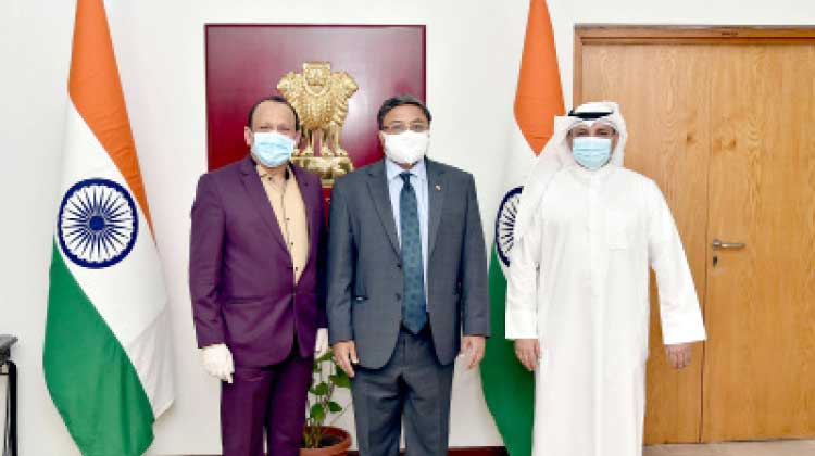 മെട്രോ മെഡിക്കൽ ഗ്രൂപ് പ്രതിനിധികൾ അംബാസഡറെ സന്ദർശിച്ചു മെട്രോ മെഡിക്കൽ ഗ്രൂപ് പ്രതിനിധികൾ അംബാസഡറെ സന്ദർശിച്ചു