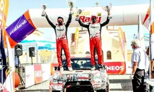 കാറോട്ടത്തിൽ ജേതാവായി​ കുവൈത്തി താരം