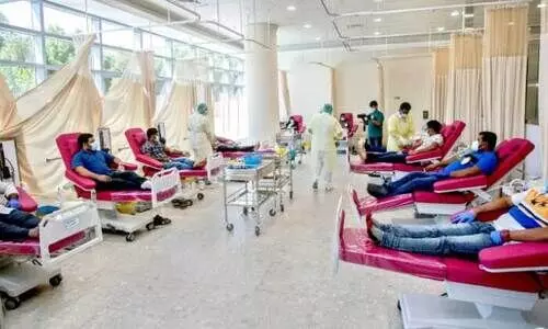 ശൈഖ് സബാഹിനെ രക്തദാനത്തിലൂടെ സ്​മരിച്ചു