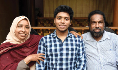 ഡോക്​ടർമാരുടെ വീട്ടിൽ സാനിഷ്​ നേടിയത്​ ​ അട്ടിമറി ജയം