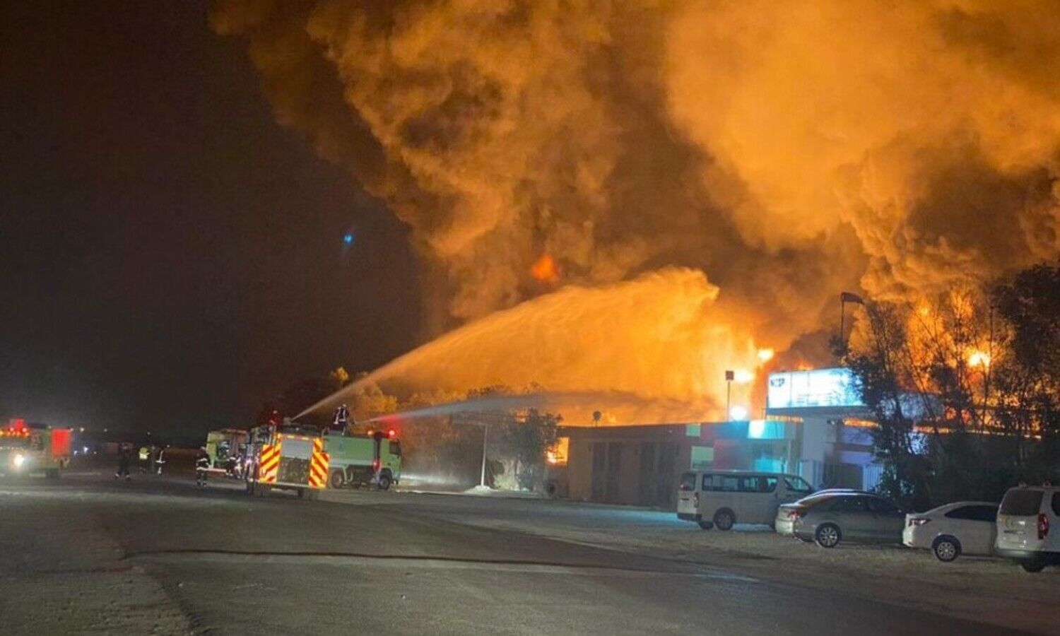 റിയാദ് വ്യവസായ നഗരത്തിൽ അഗ്​നിബാധ