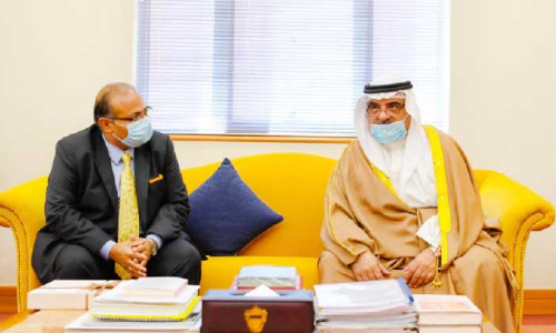 പ്ര​ധാ​ന​മ​ന്ത്രി​യു​ടെ ഉ​പ​ദേ​ഷ്​​ടാ​വു​മാ​യി ഇ​ന്ത്യ​ന്‍ അം​ബാ​സ​ഡ​ര്‍ കൂ​ടി​ക്കാ​ഴ്​​ച ന​ട​ത്തി