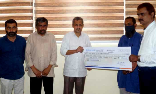 ഗൾഫ് മാധ്യമം ഹാർമണിയസ് കേരള: പ്രളയദുരിതാശ്വാസ വിഹിതം കൈമാറി