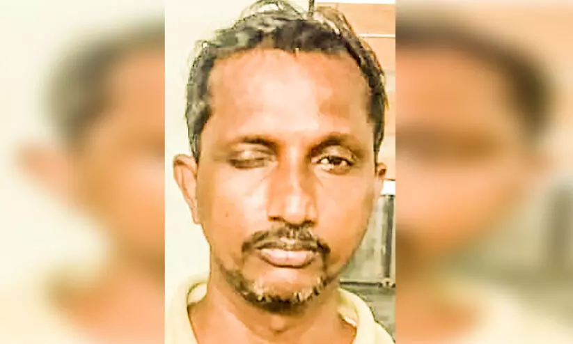 ഭാര്യയെ വെട്ടിപ്പരിക്കേൽപിച്ചയാൾ അറസ്റ്റിൽ ഭാര്യയെ വെട്ടിപ്പരിക്കേൽപിച്ചയാൾ അറസ്റ്റിൽ