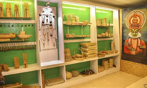 കുമരകത്ത് മുളയുടെ ലോകം തുറന്ന്​  ബാംബൂ ബസാർ